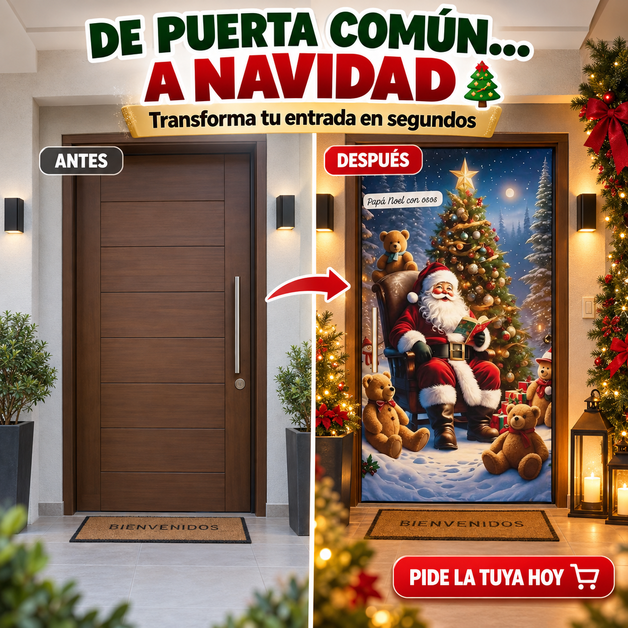 Fundas Navidenas Para Puertas