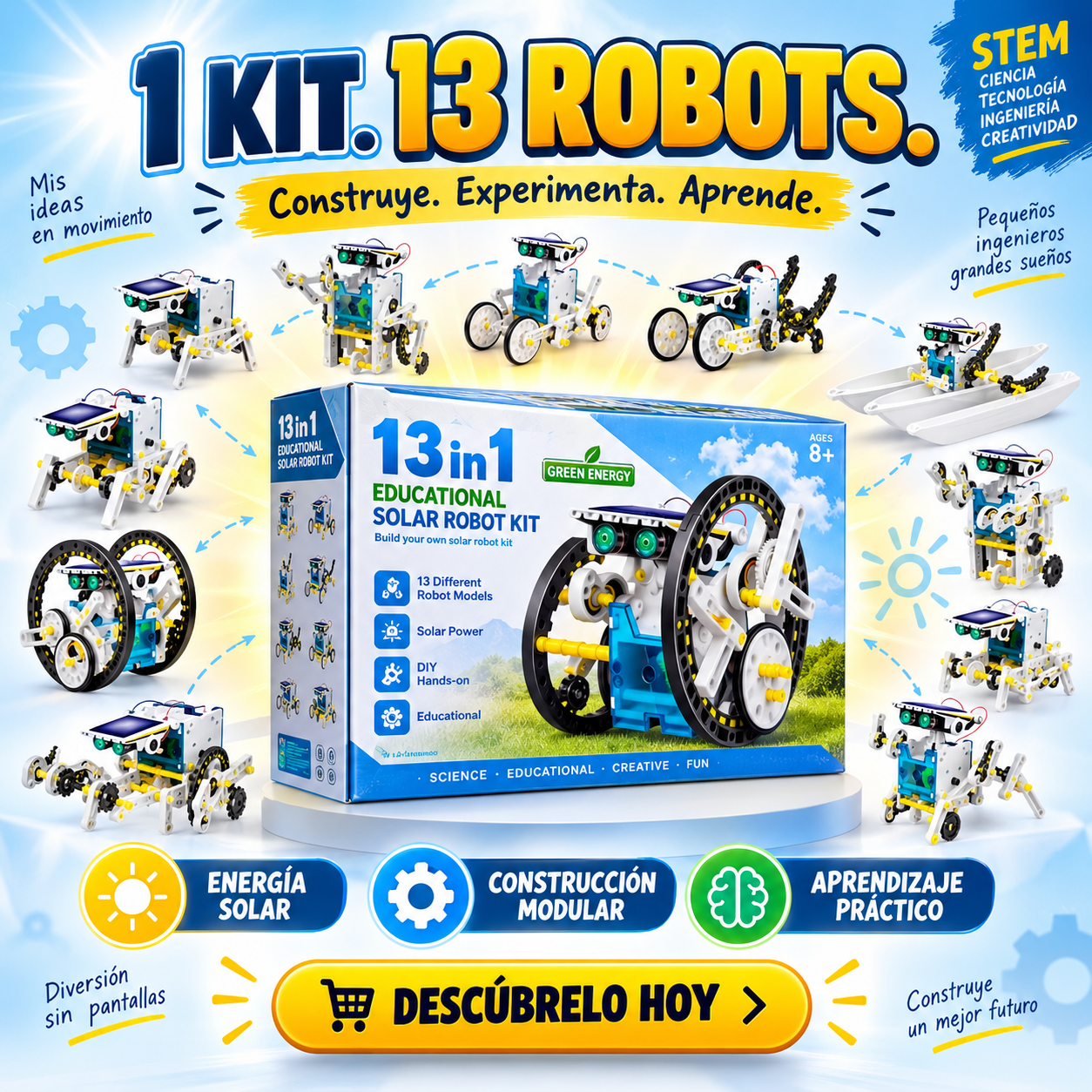 Robot Solar 13 En 1