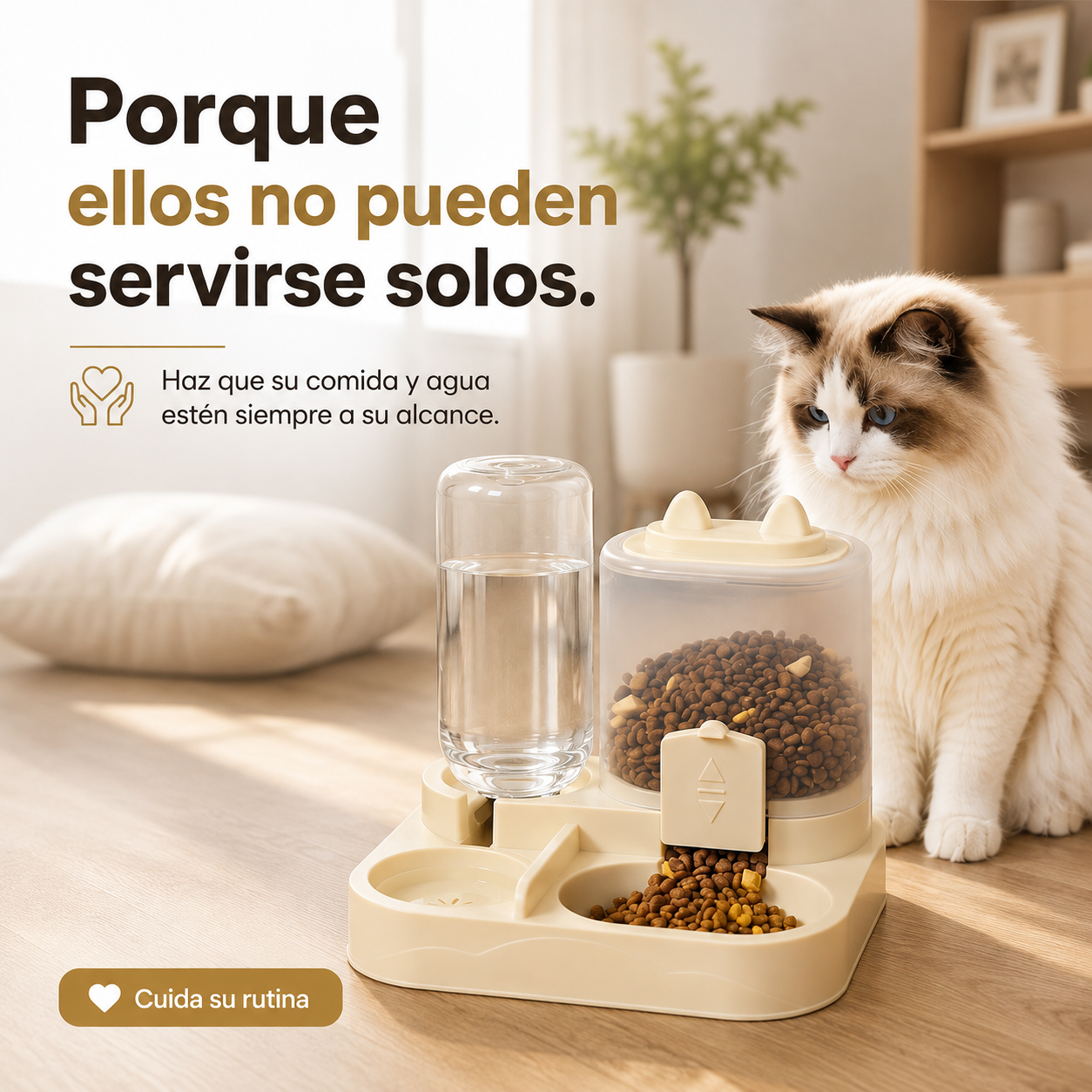 Dispensador Comida Y Agua Mascotas