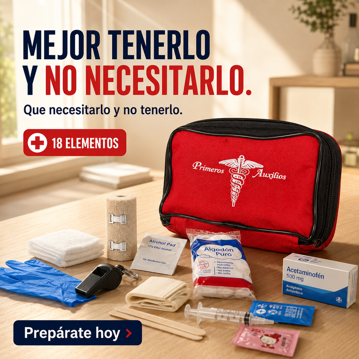 Botiquin De Emergencia Familiar